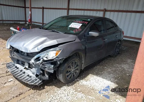 2017 Nissan Sentra S из США, поврежденный, VIN 3N1AB7AP3HY326527